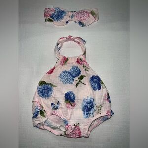 Mud Pie Romper Set 0-3 m